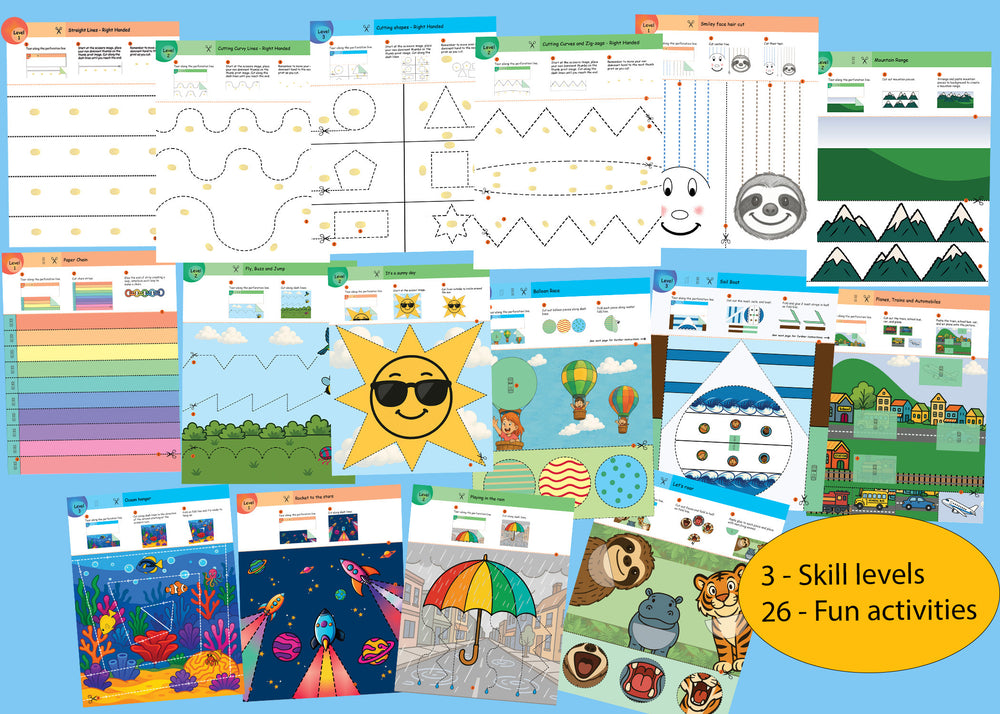 Scissor Safari - Activity Book